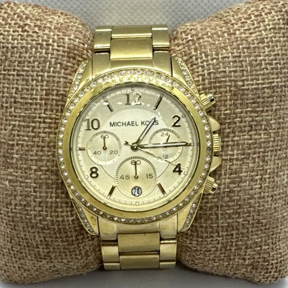 Michael Kors Blair MK5166 Women's Gold Stainless Steel Analog Dial Watch JNA591